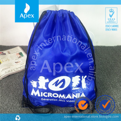 Travel storage drawstring backpack bag